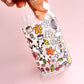 Cutesy Doodles Glass Cup