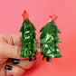 Holiday Tree Hair Claw Clip