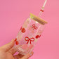 2 Sweet 4 U Cherry Bows Glass Cup