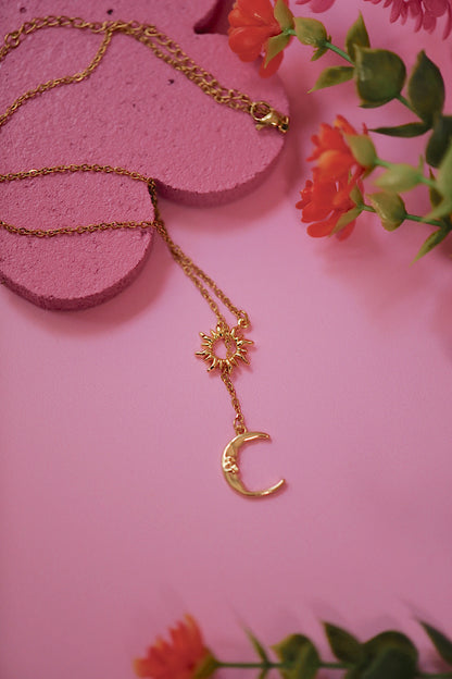 Luna Necklace (Gold + Silver)