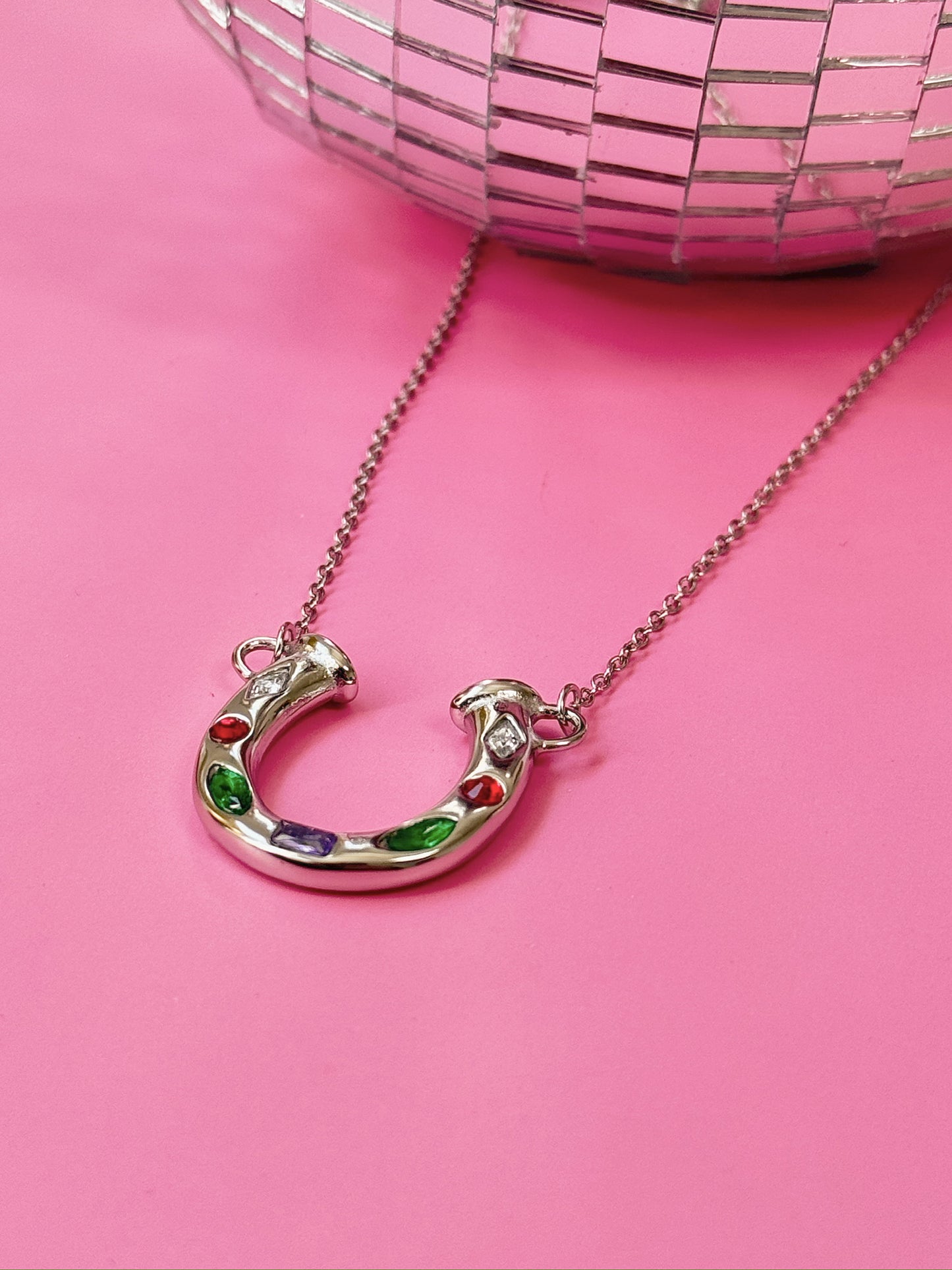 Lucky Girl Horseshoe Necklace