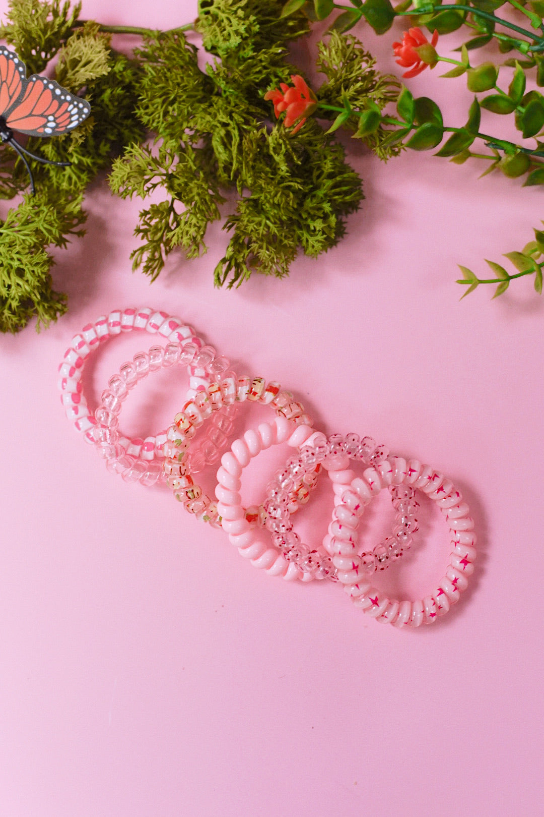 Spiral Hair Ties - 6 Pack (3 Color Ways)
