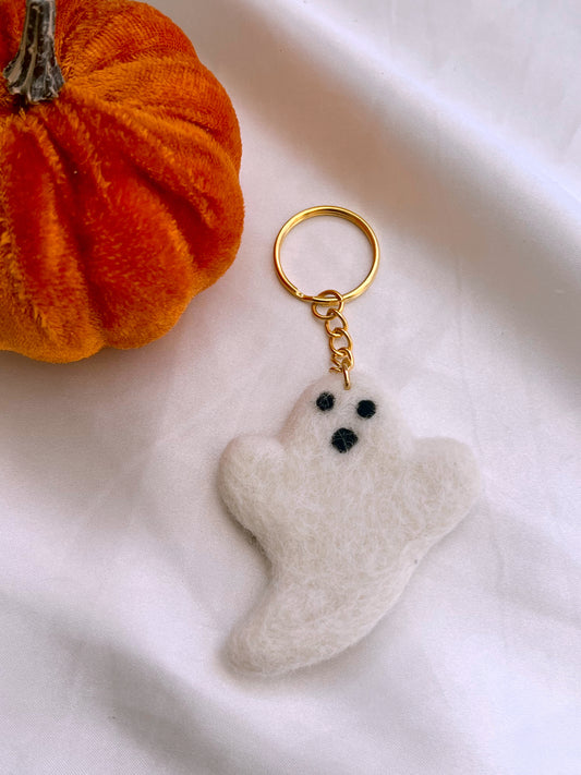 Felt Ghost Keychain