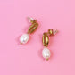 Oceanfront Dangle Studs (Gold + Silver)