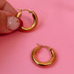 Gold Glitz Hoops