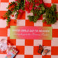 Good Girls/Bad Girls Go To The Farmer's Market Version Car Bumper Magnet