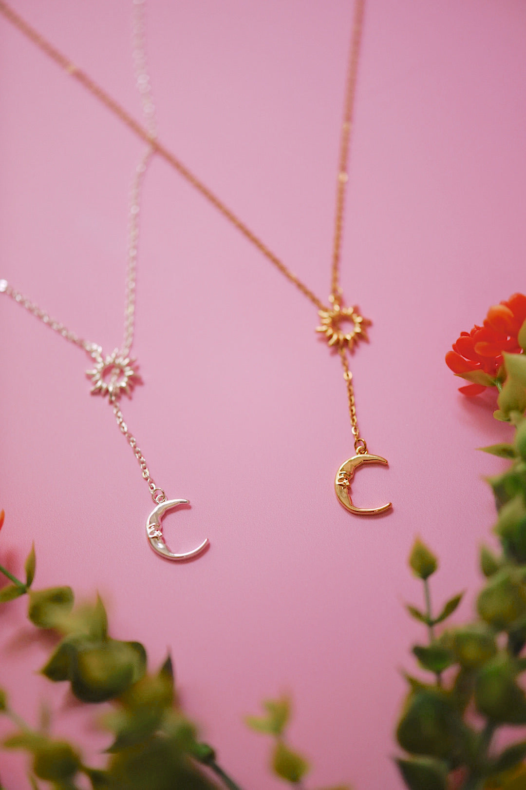 Luna Necklace (Gold + Silver)