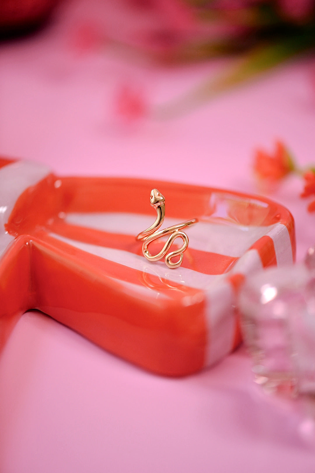 Snake Ring (Gold + Silver)