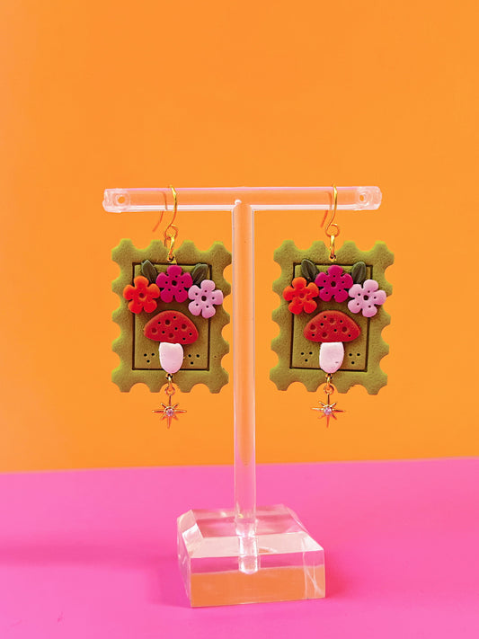 Groovy Fall Stamp Dangles