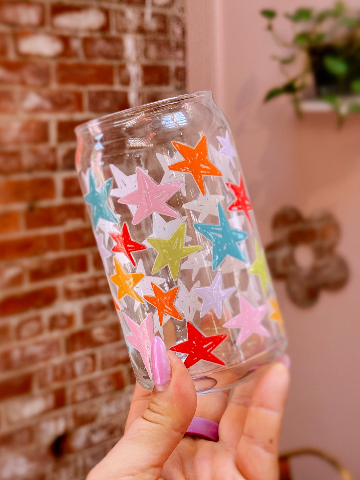 Starry Eyed Glass Cup