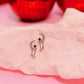 Silver Lunar Moon Studs