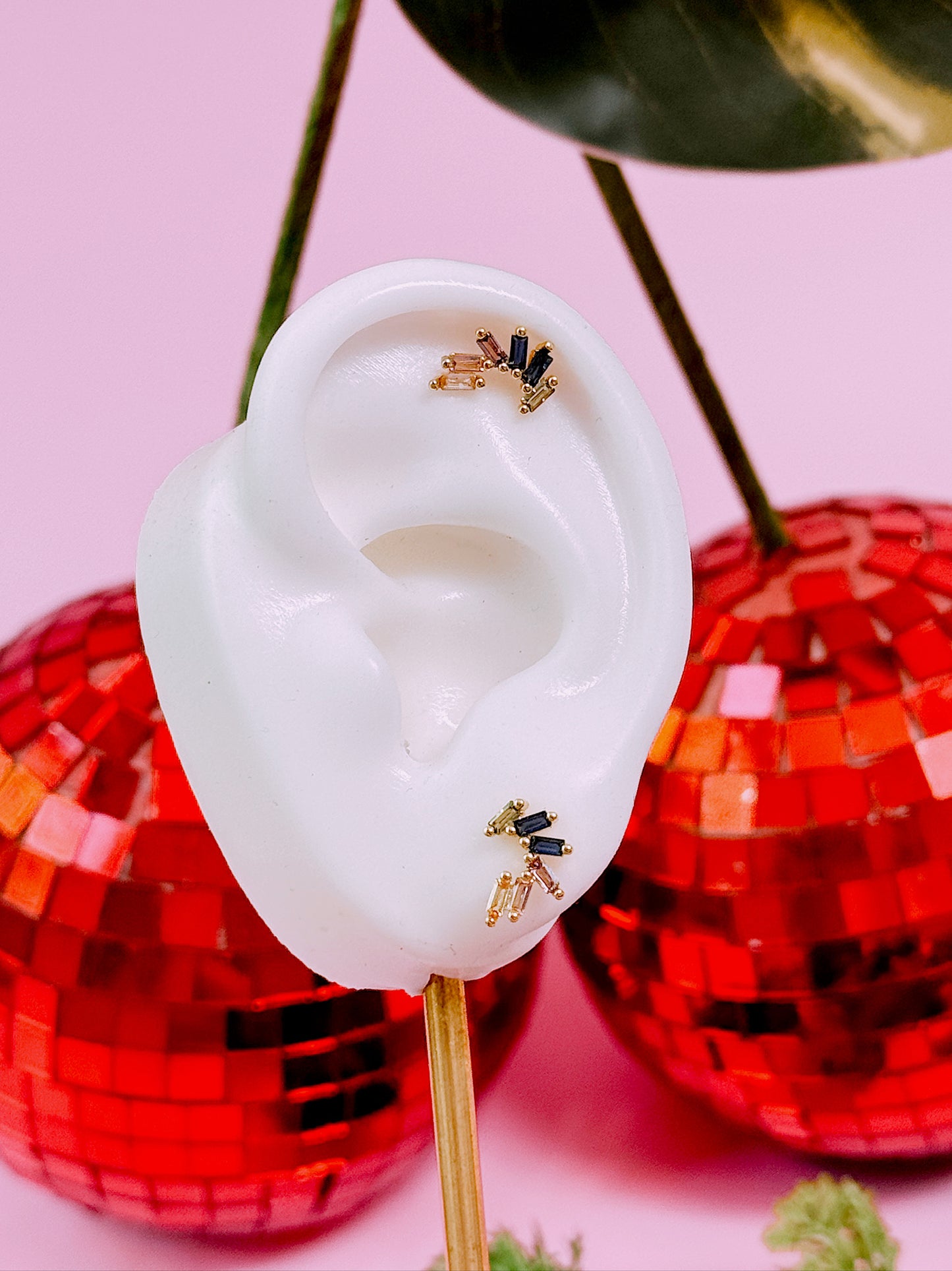 Spectrum Studs (Gold + Silver)