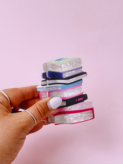 Bookish Hair Claw Clip