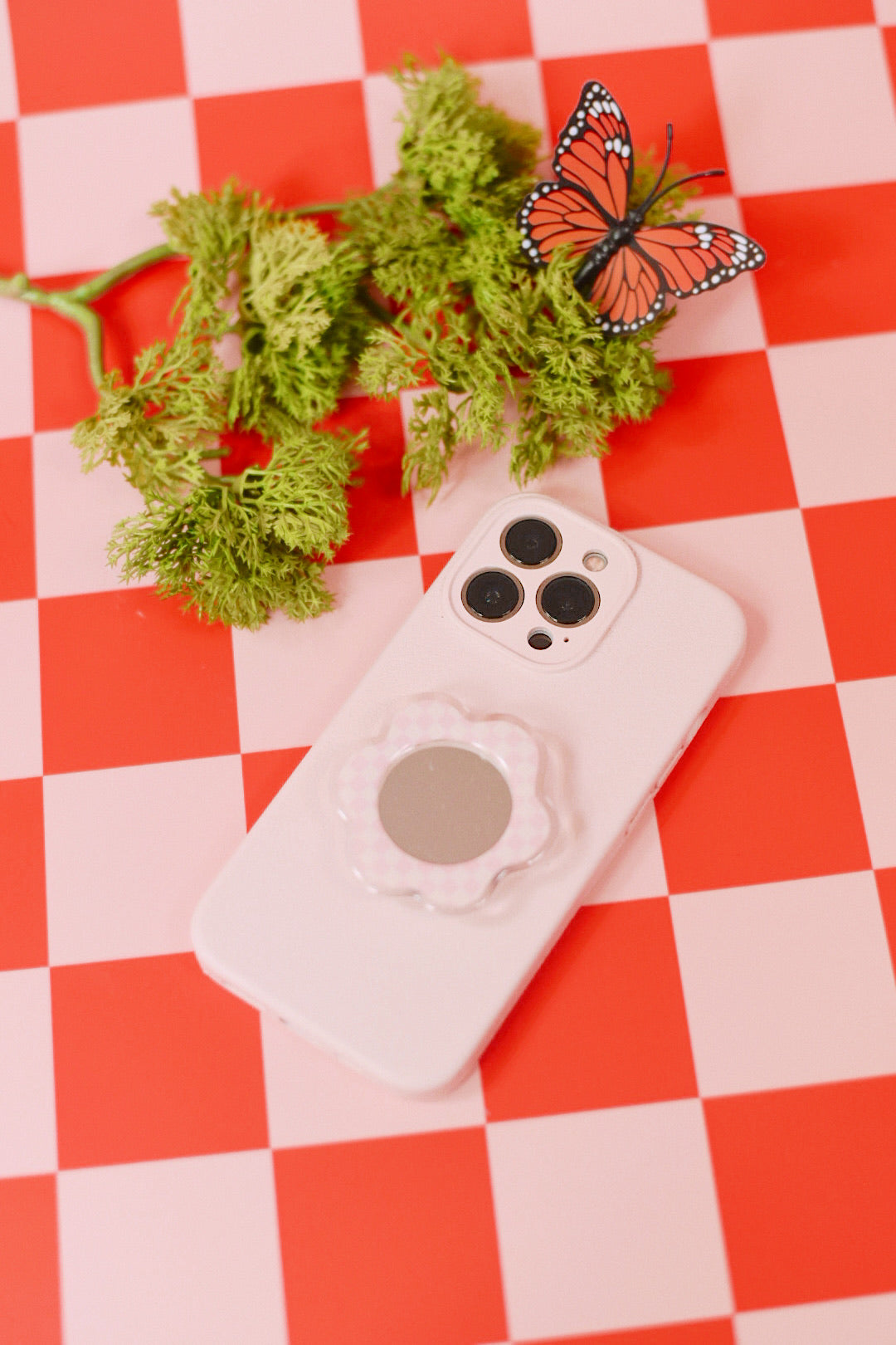 Mirror Flower Phone / Kindle Grip