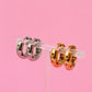 Gemstoned Hoops