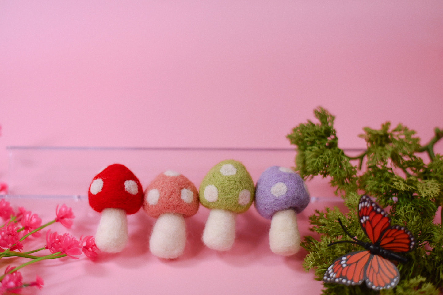 Felt Mushroom Car Vent Clip