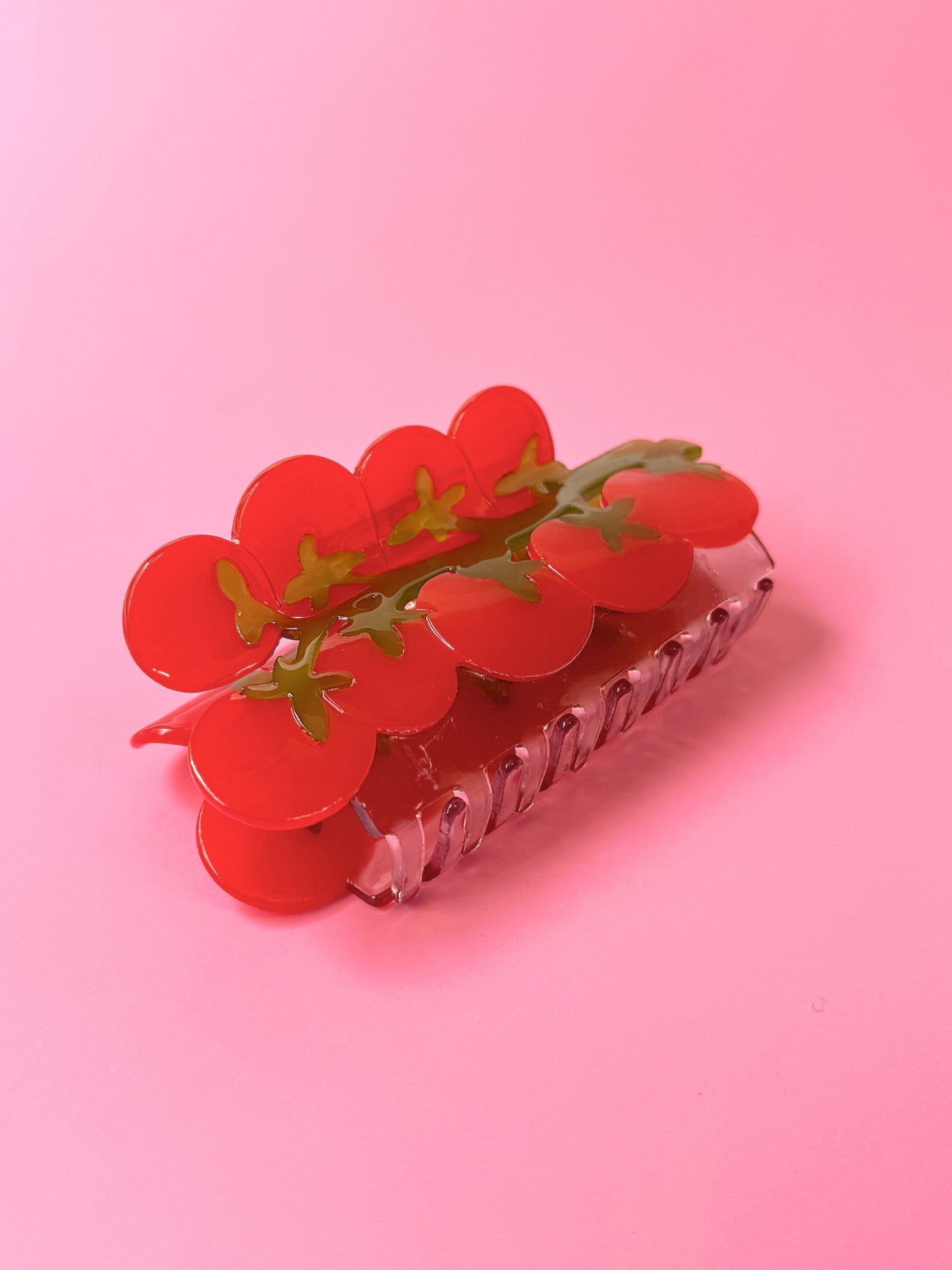 Tomato Vine Hair Claw Clip