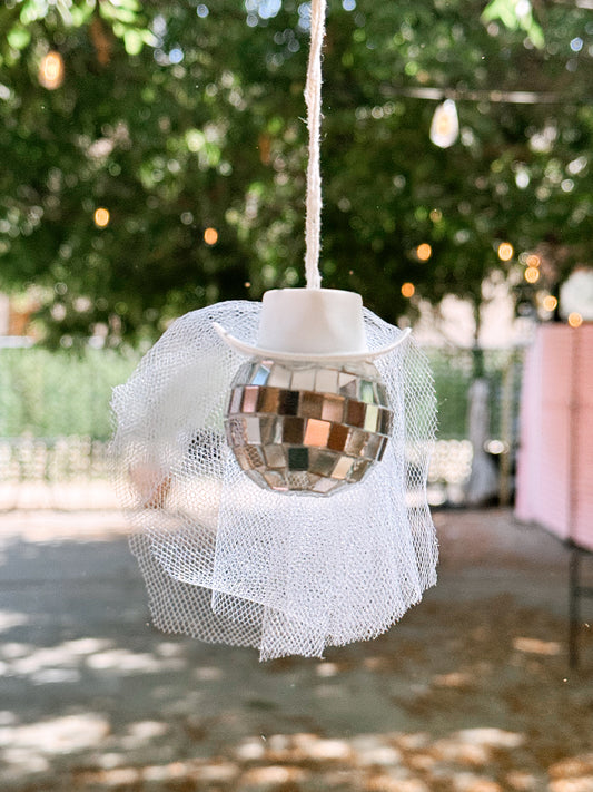 Here Comes the Bride Disco Cowboy Car Hanger