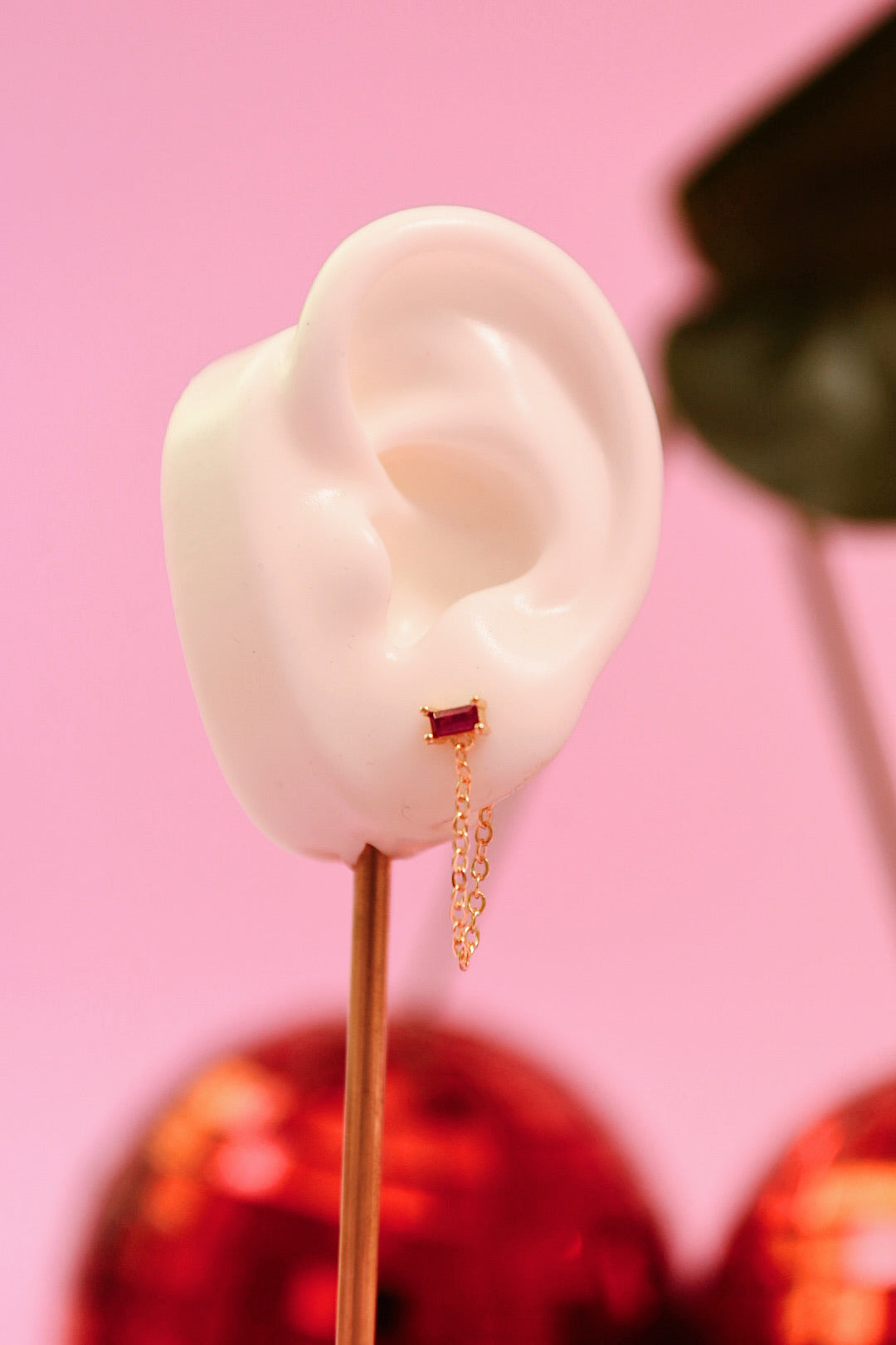 Sterling Silver Starstruck Chain Studs (Single or Pair!)
