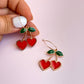 Cherry Heart Hoops