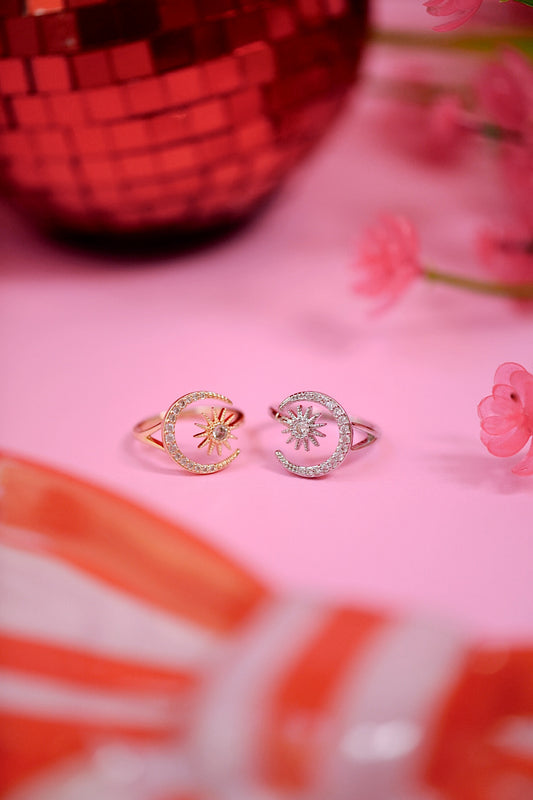 Moonlit Statement Ring