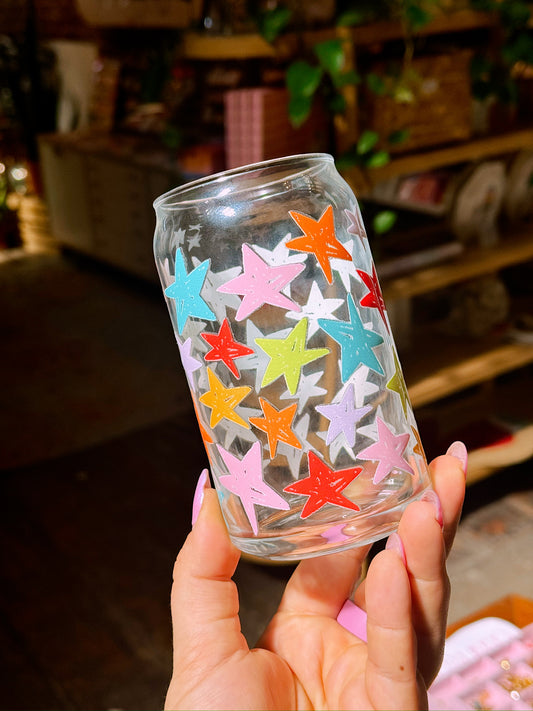 Starry Eyed Glass Cup