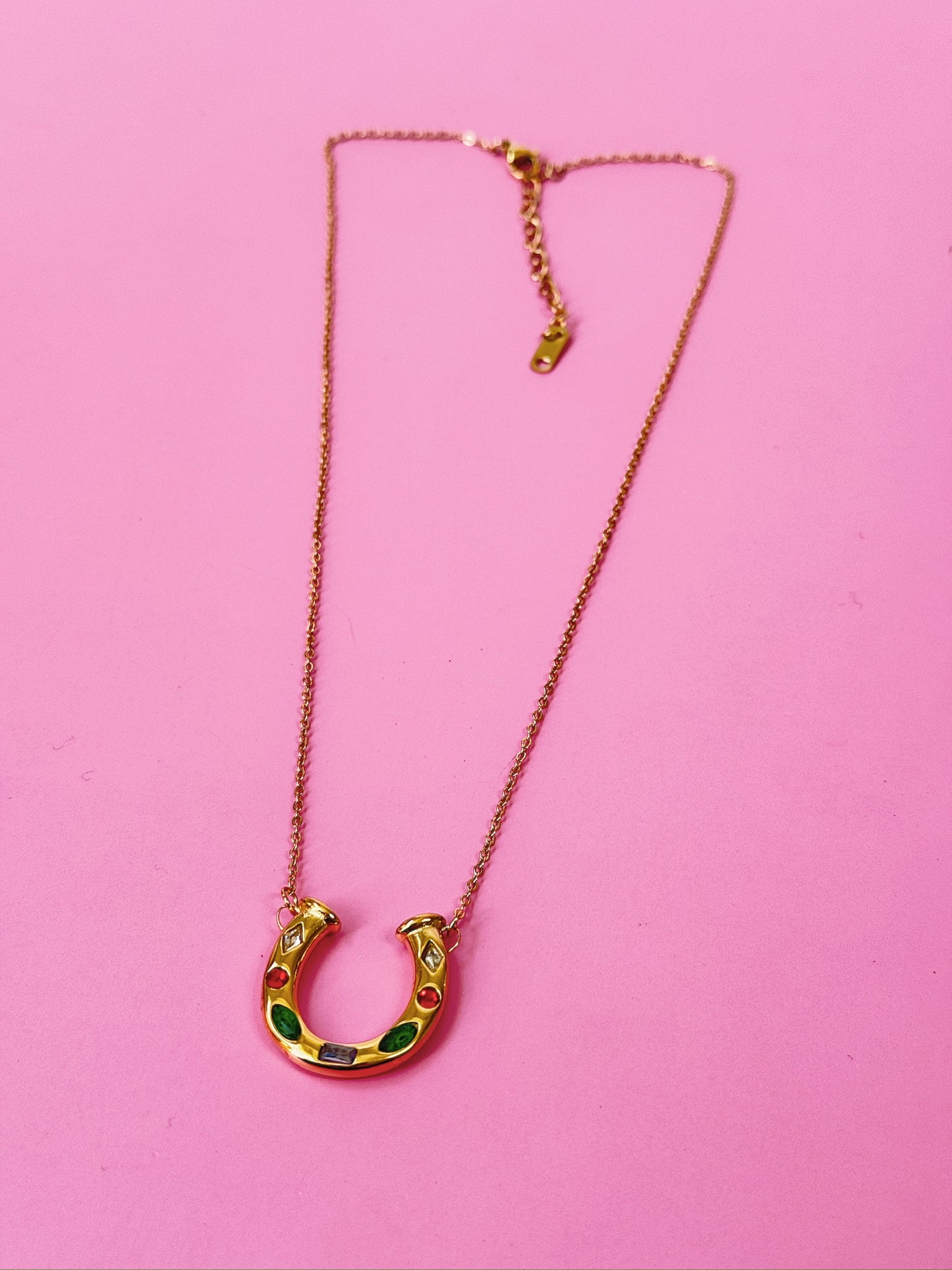 Lucky Girl Horseshoe Necklace