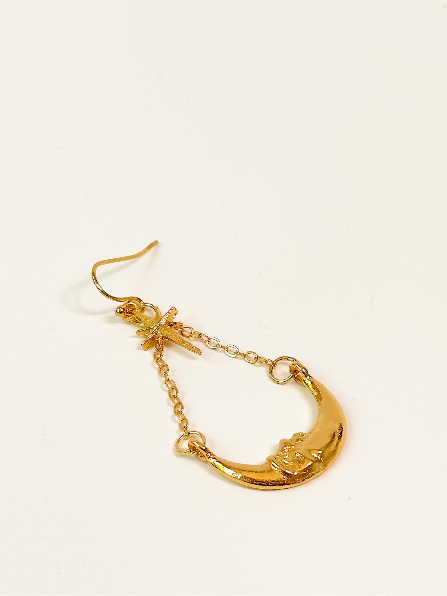 Lunar Charm Dangle Earrings