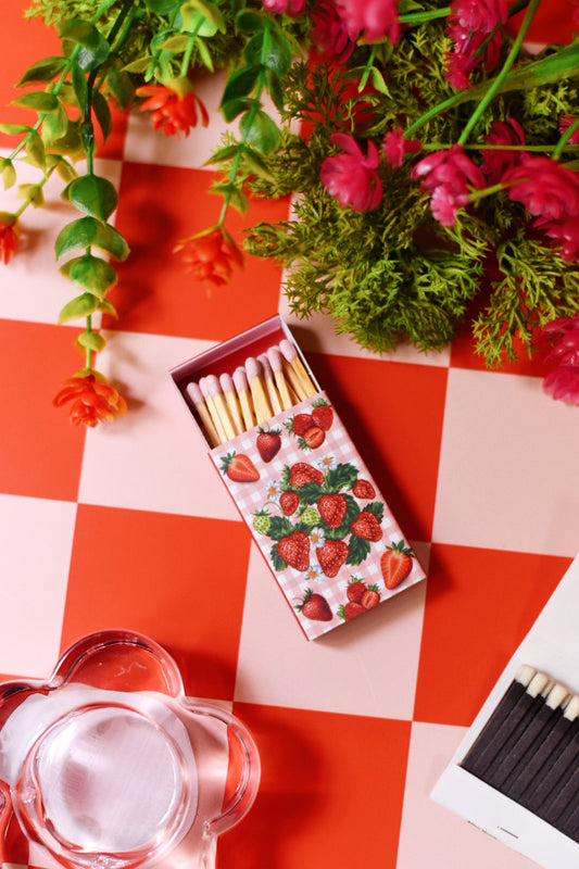 Strawberry Picnic Matchbox
