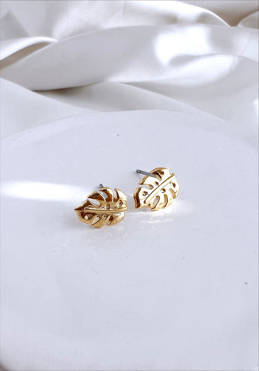 Monstera Studs