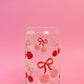 2 Sweet 4 U Cherry Bows Glass Cup