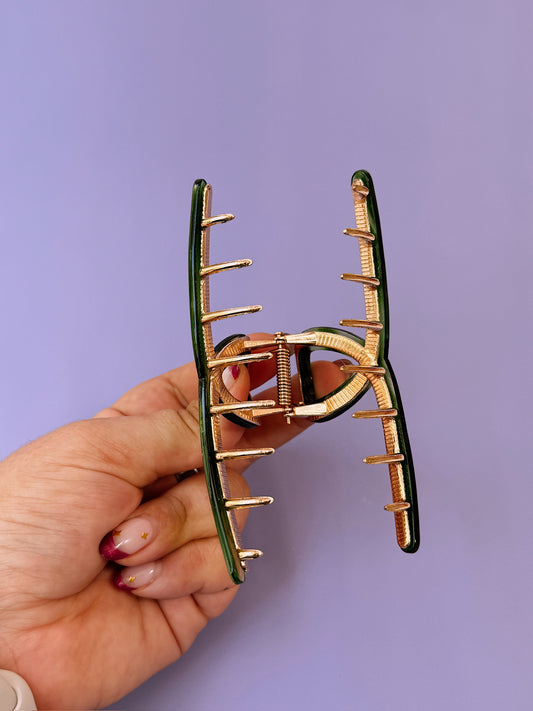 Marbled Hair Claw Clip