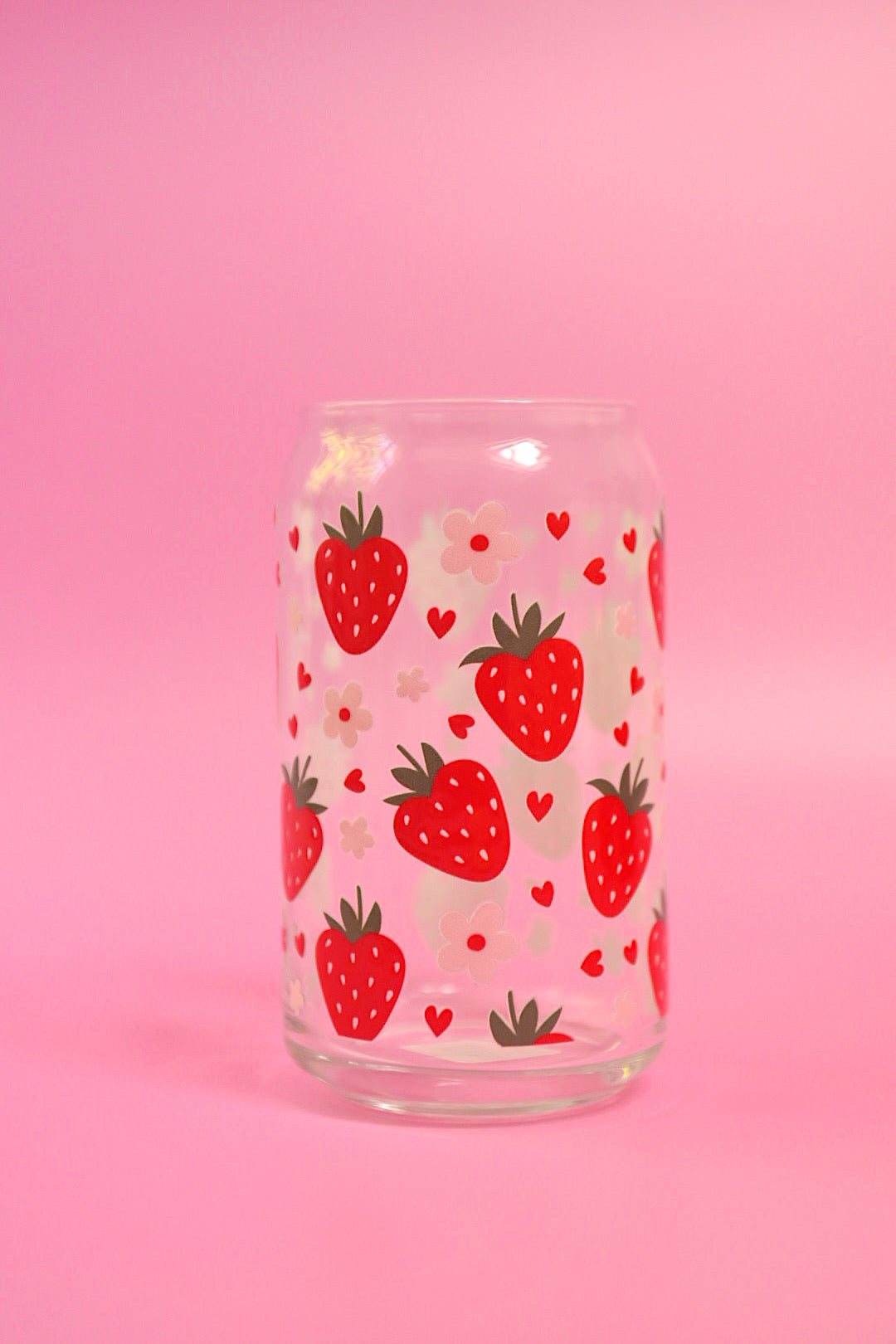 Strawberry Dreams Glass Cup