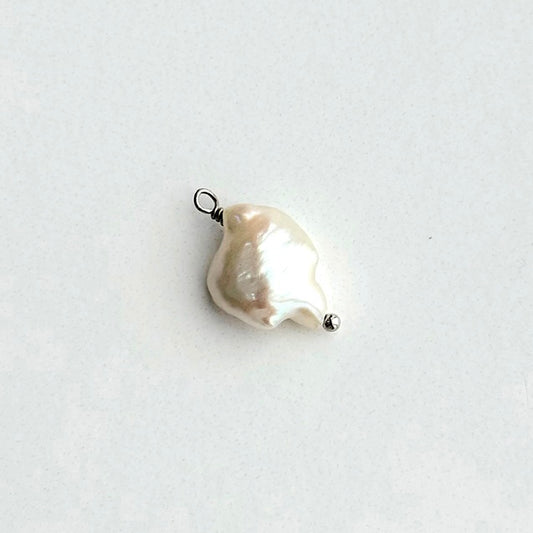 Pearl Charm (Gold + Silver)