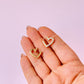 Chunky Heart Hoops