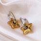 Mixed Metal Orion Hoops