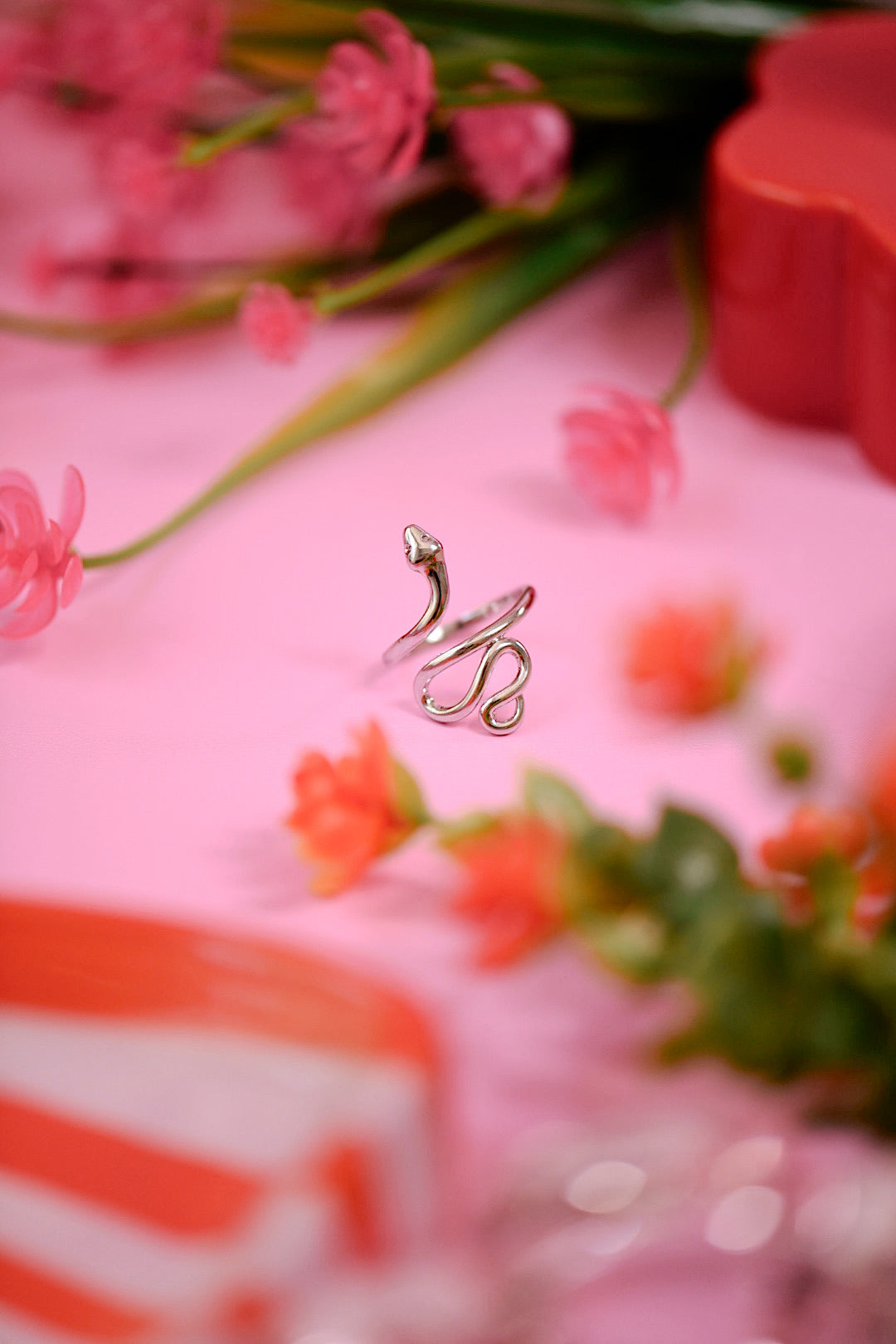 Snake Ring (Gold + Silver)