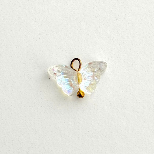 Iridescent Butterfly Charm