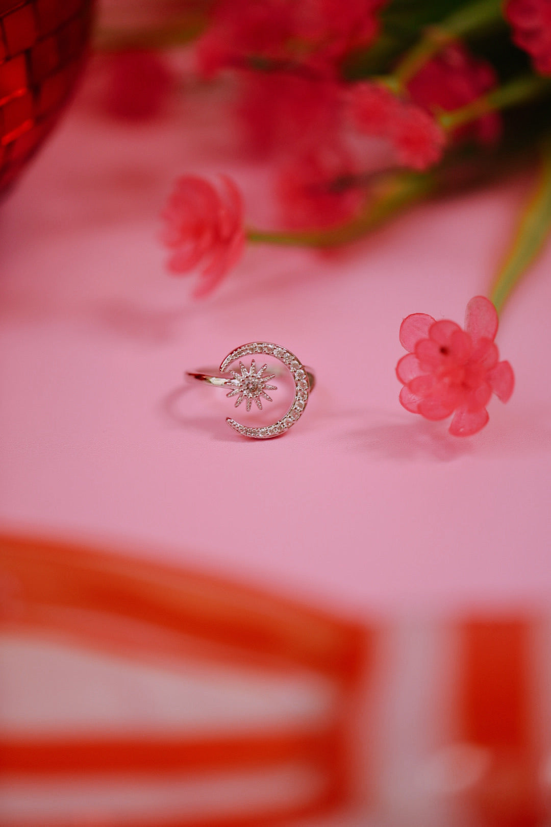 Moonlit Statement Ring