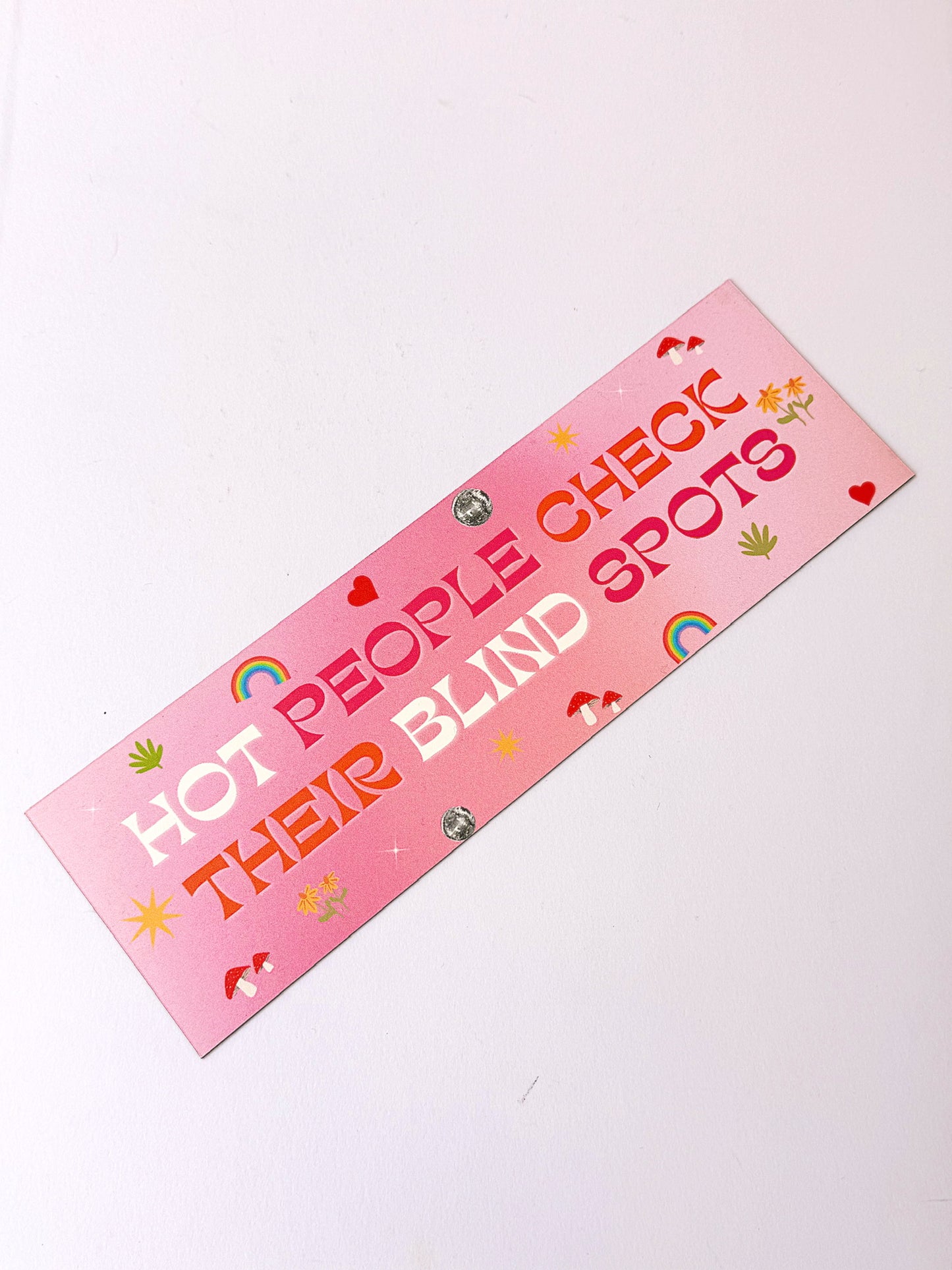 Hot People Check Their Blind Spots Bumper Magnet