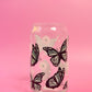 Monarch Butterfly Glass Cup (2 Color Options)