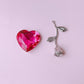 Rose Stem Silver Charm