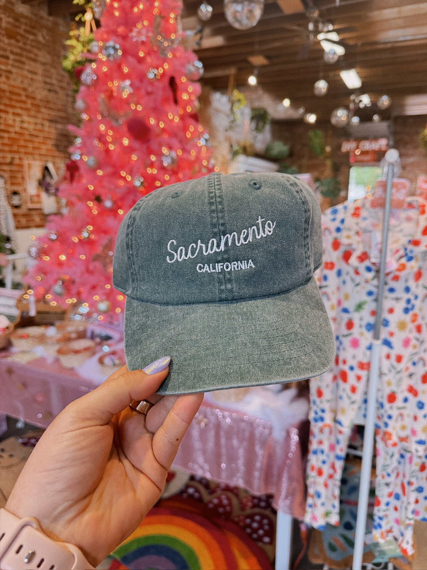 Sacramento Embroidered Hat (2 Color Options)