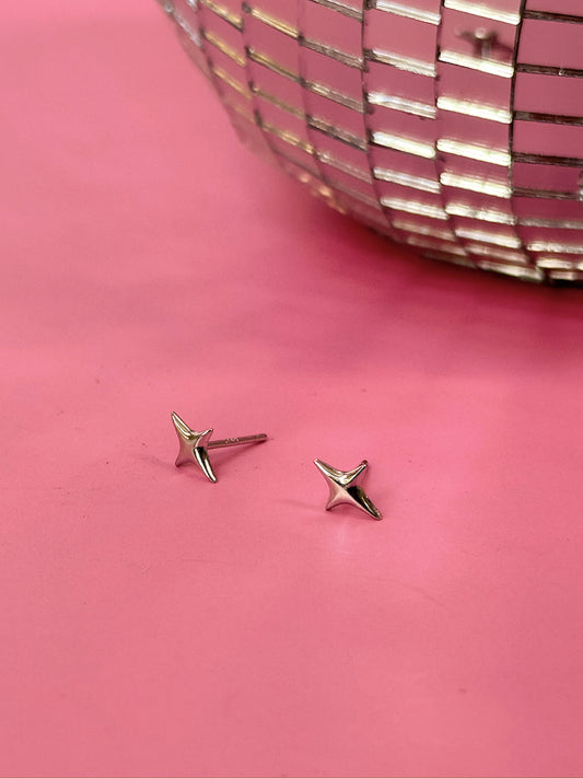 Star-Crossed Sterling Silver Studs
