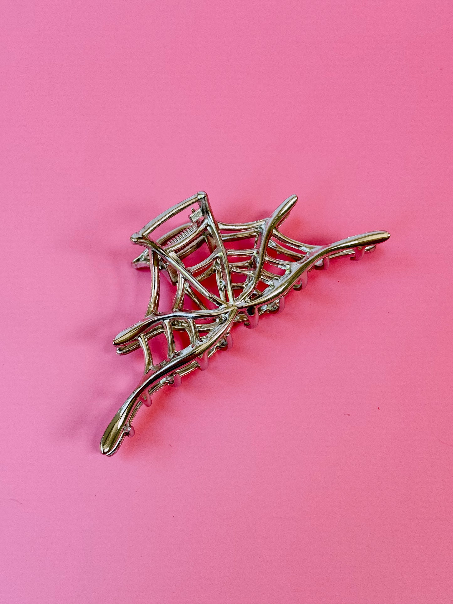Spiderweb Metal Hair Claw