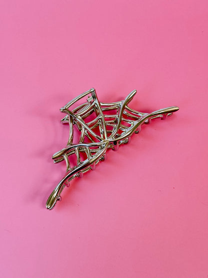Spiderweb Metal Hair Claw