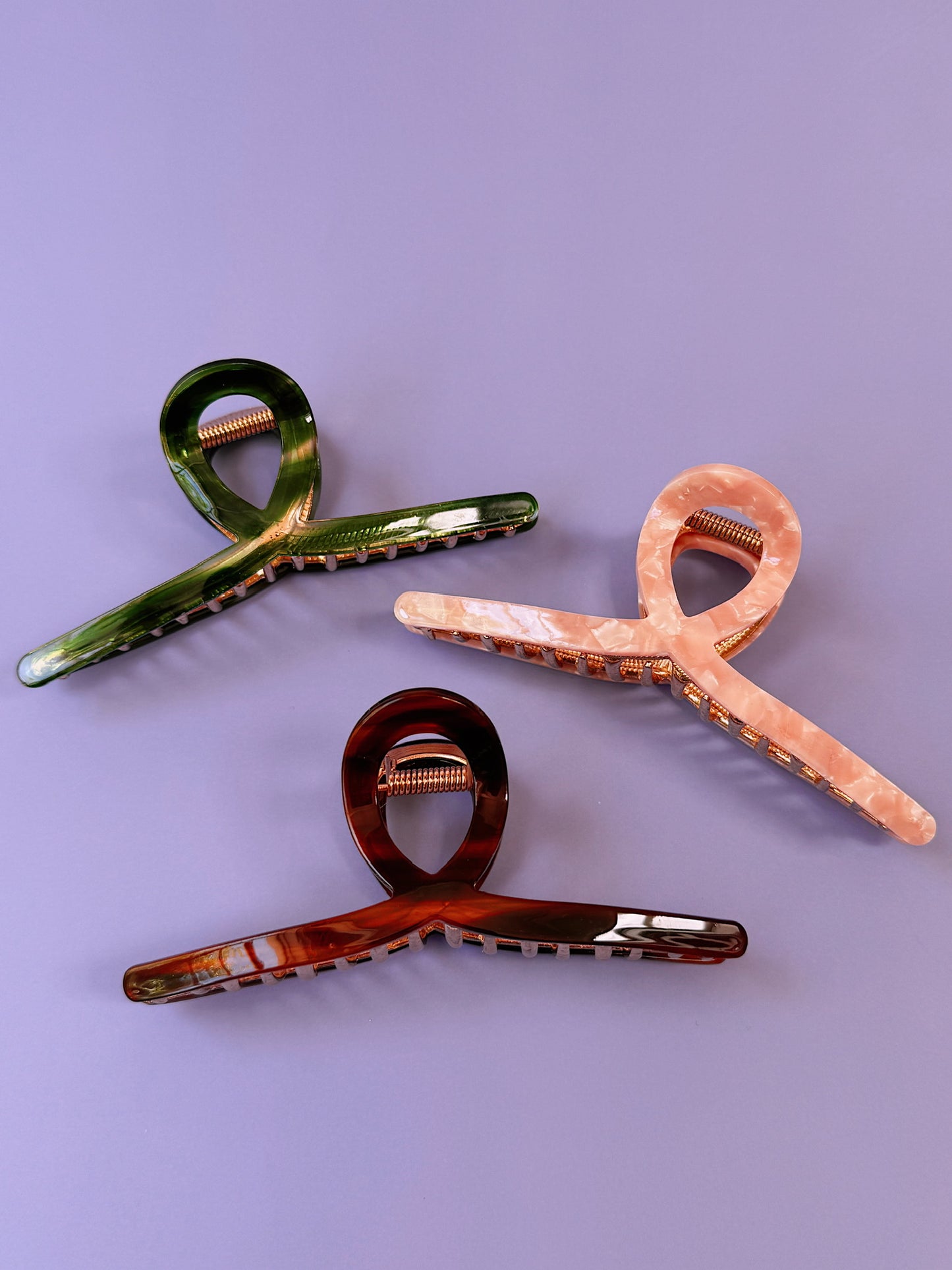 Marbled Hair Claw Clip