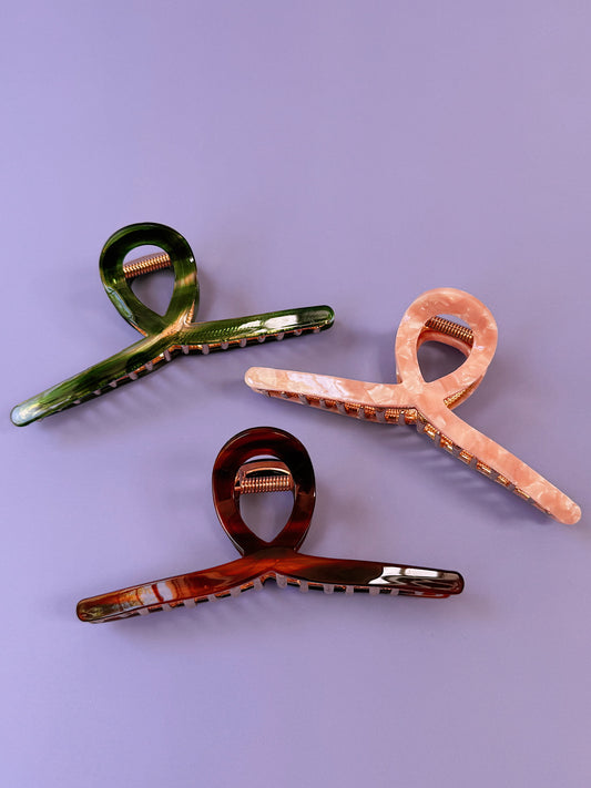 Marbled Hair Claw Clip