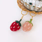 Strawberry Felt Keychain