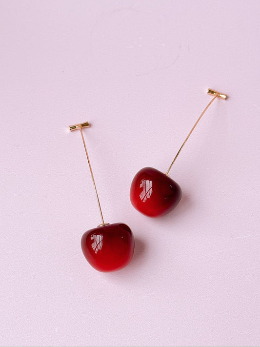 Golden Hour Designs Sweet Cherry Dangle Earrings